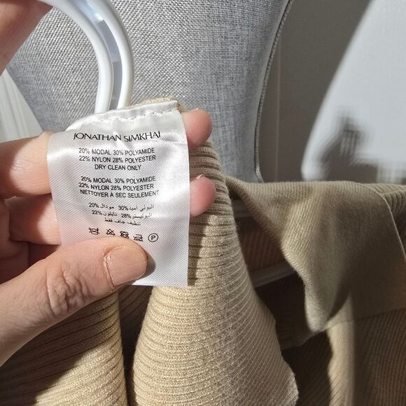 JONATHAN SIMKHAI NWT ribbed Sweater - Picture 5 of 5